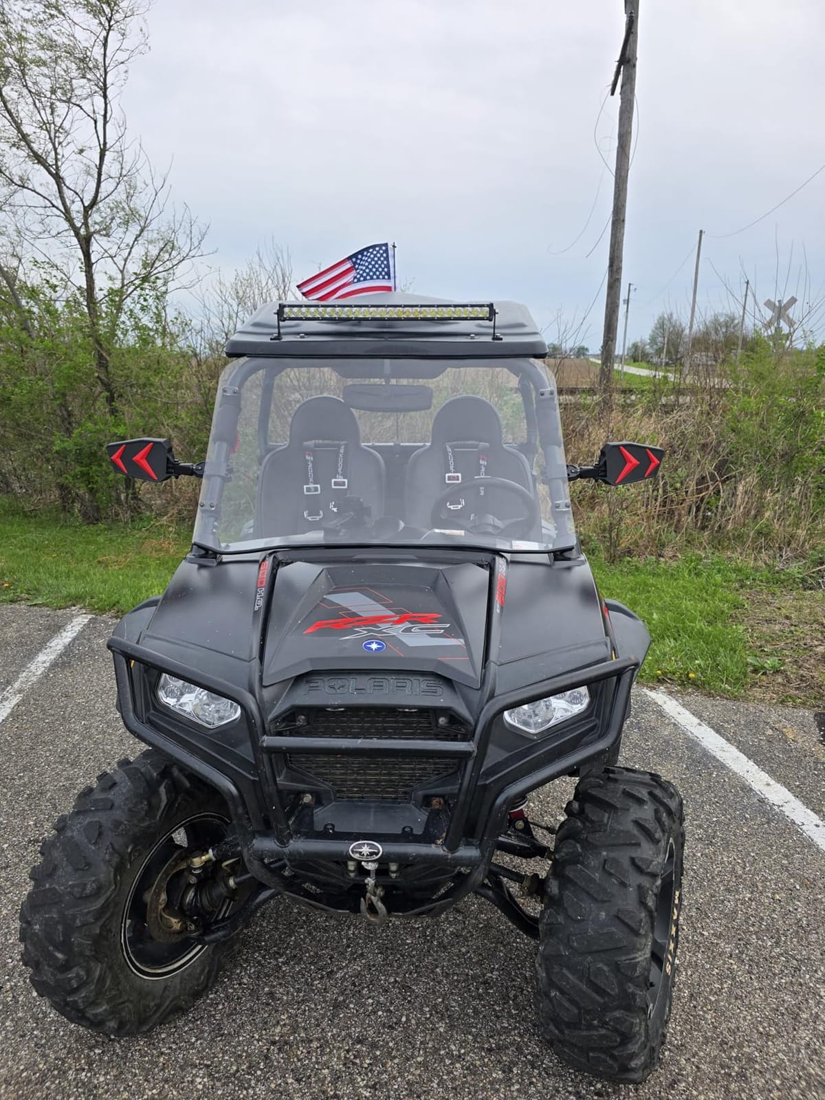 KEMIMOTO UTV Side View Mirrors Compatible with Polaris RZR, Can-Am X3 customer photo 1
