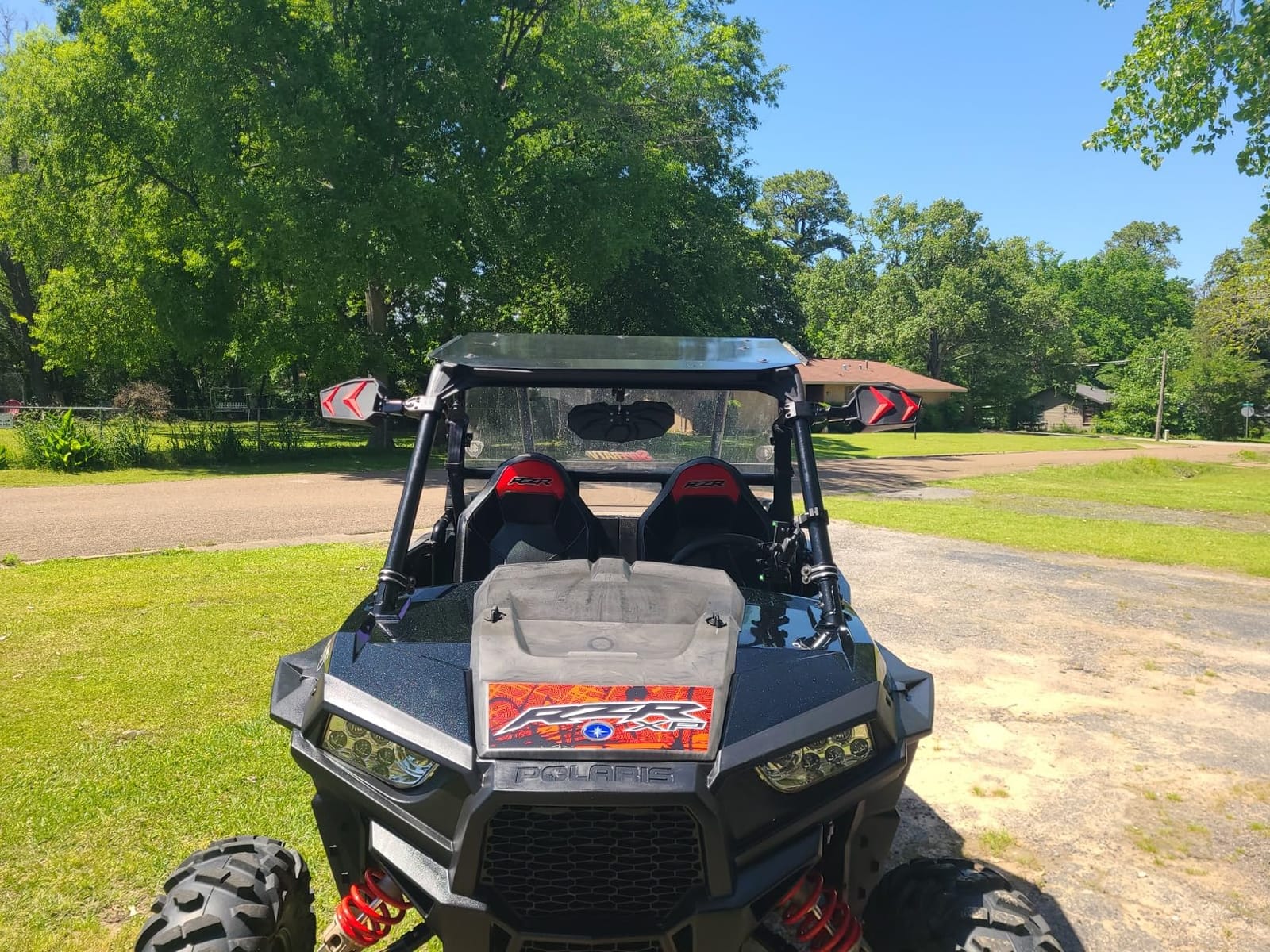 KEMIMOTO UTV Side View Mirrors Compatible with Polaris RZR, Can-Am X3 customer photo 2