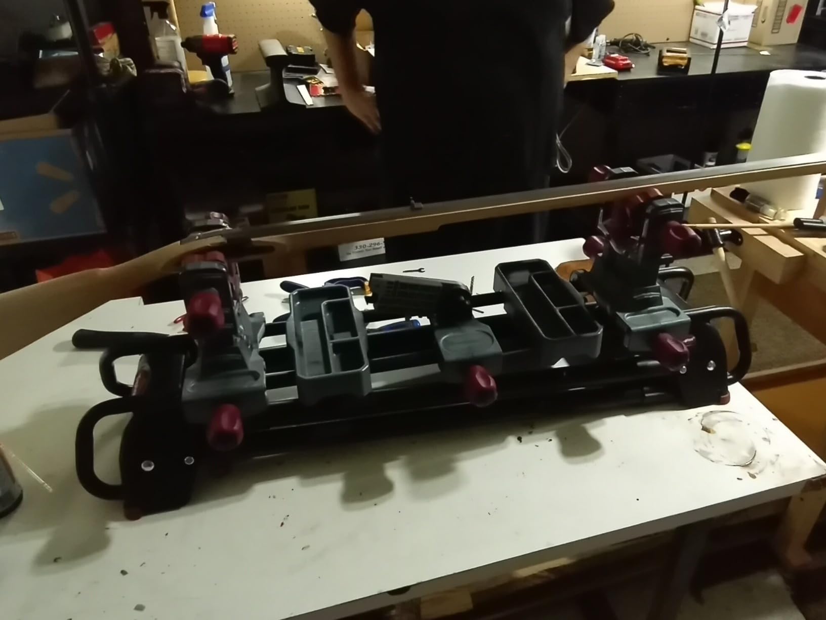 Tipton Ultra Gun Vise with Adjustable Setup, Universal Maintenance Stand, Steel Frame, for Firearm Cleaning, customer photo 2