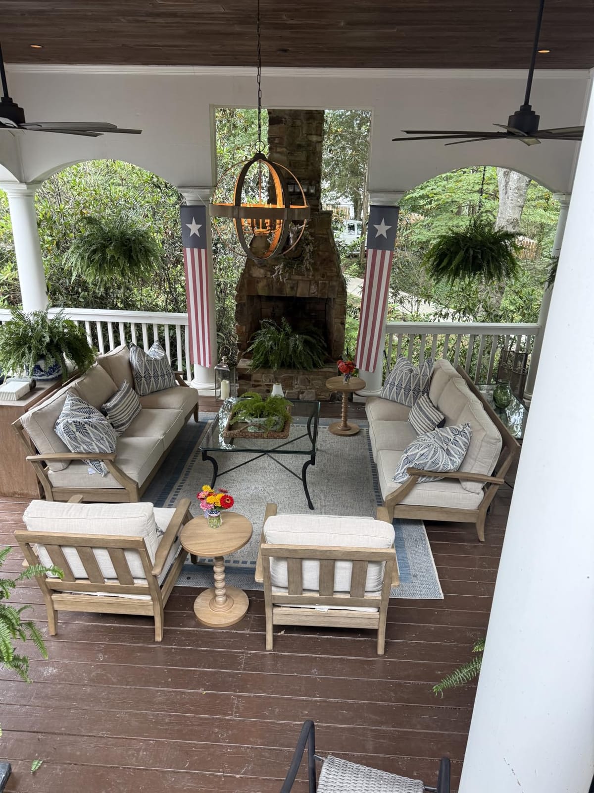 Signature Design by Ashley Clare View 1-Piece Eucalyptus Outdoor Sofa customer photo 2