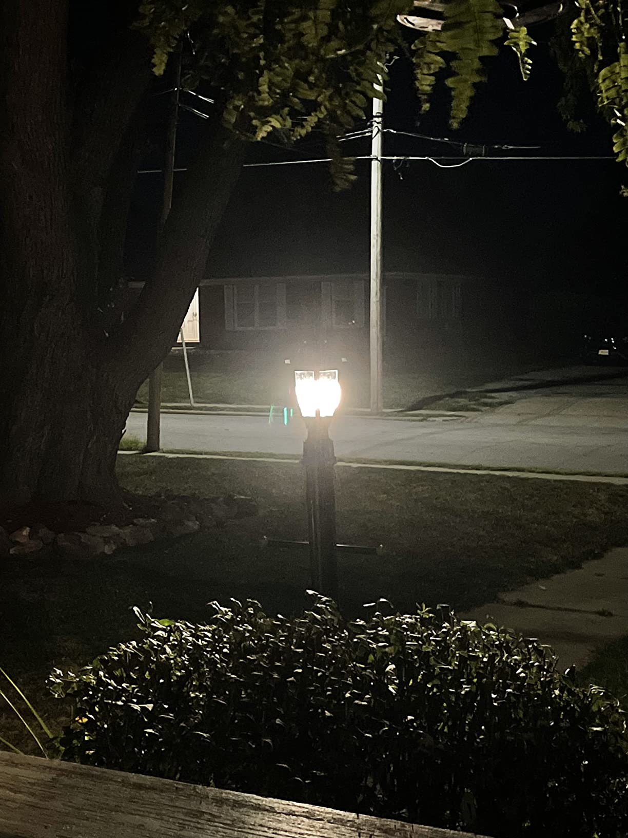 FUDESY Outdoor Post Lights, Exterior Lamp Post Light Fixture, Black, 2 Pack customer photo 1