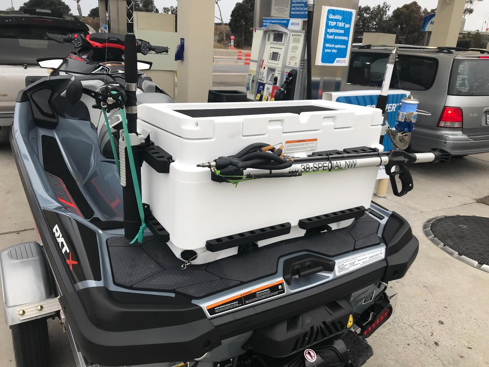 Sea-Doo New OEM, LinQ Fishing Rod Holder for LinQ 13.5 Gallon Cooler, 295100795 customer photo 1