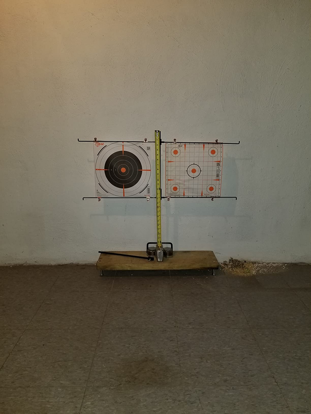 Highwild Adjustable Paper Target Stand, Frame with 8 Clips | Clear Bullseye Targets Sheet for Shooting Practice customer photo 2