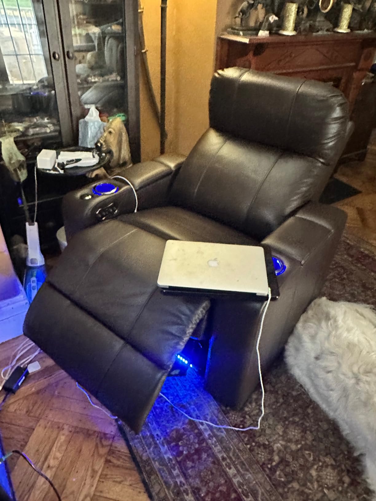Seatcraft Julius Home Theater Seating Brown Single Recliner customer photo 1