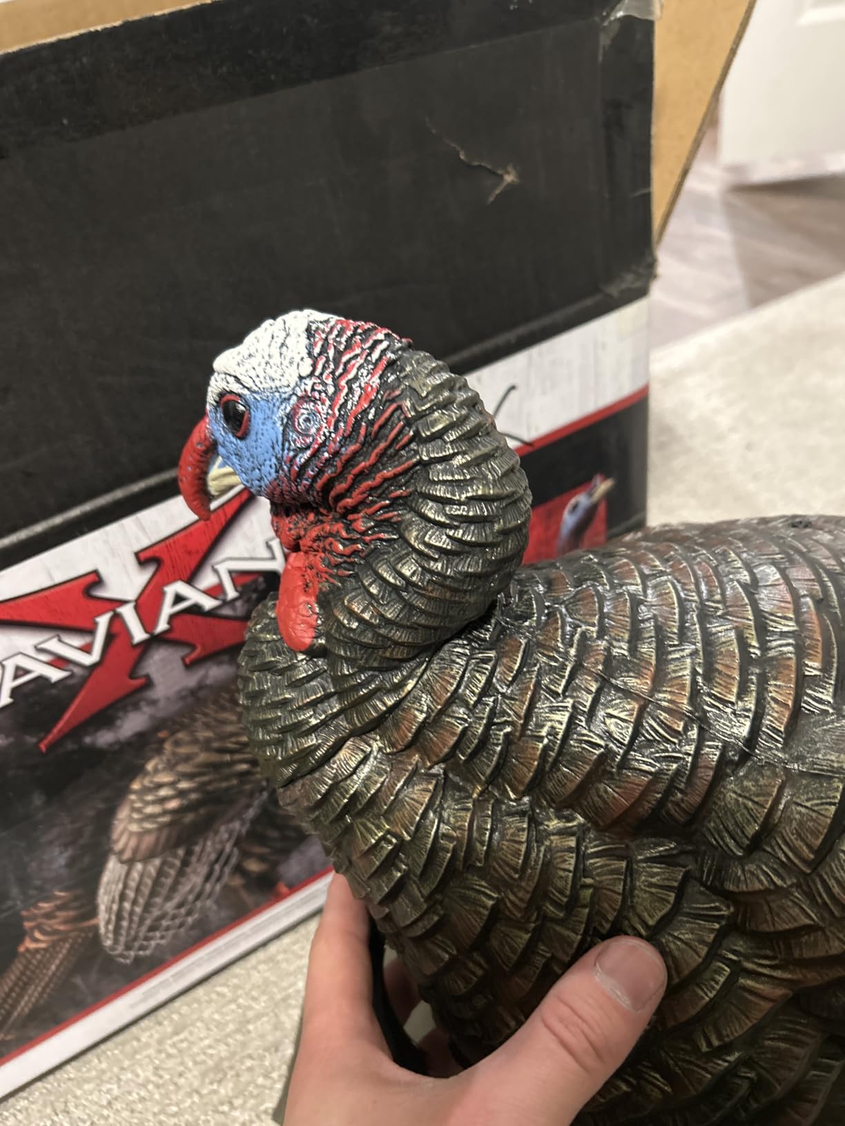 Avian-X HDR Jake Turkey Decoy | Rugged Durable Realistic Lifelike Quarter-Strut Body Standing Hunting Decoy with 2 Removable Heads, Mounting Stake & Carry Bag customer photo 2