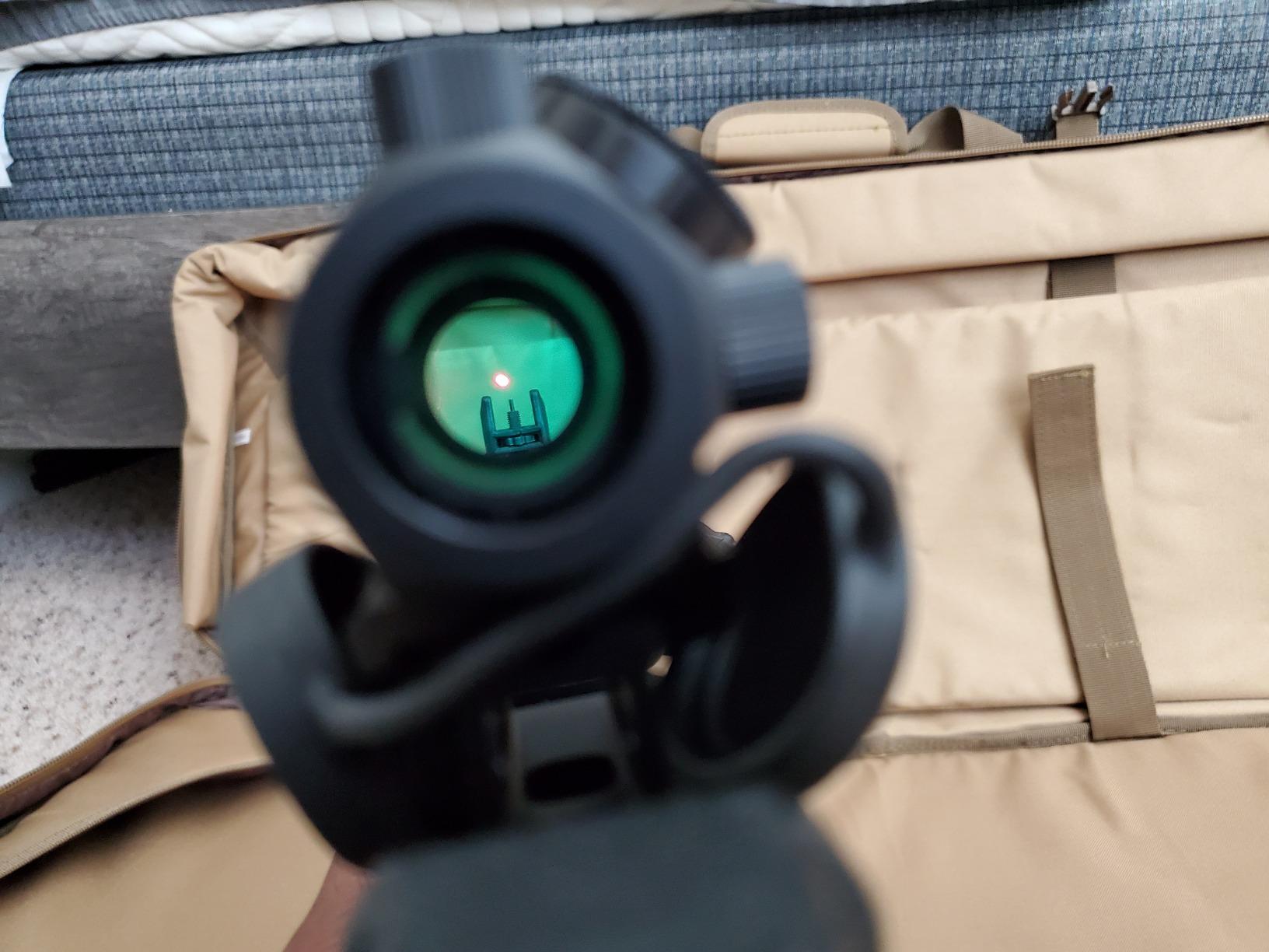 Feyachi Red Dot Sight for Rifle 4 MOA Red Dot Sight Scope with Riser Mount customer photo 2