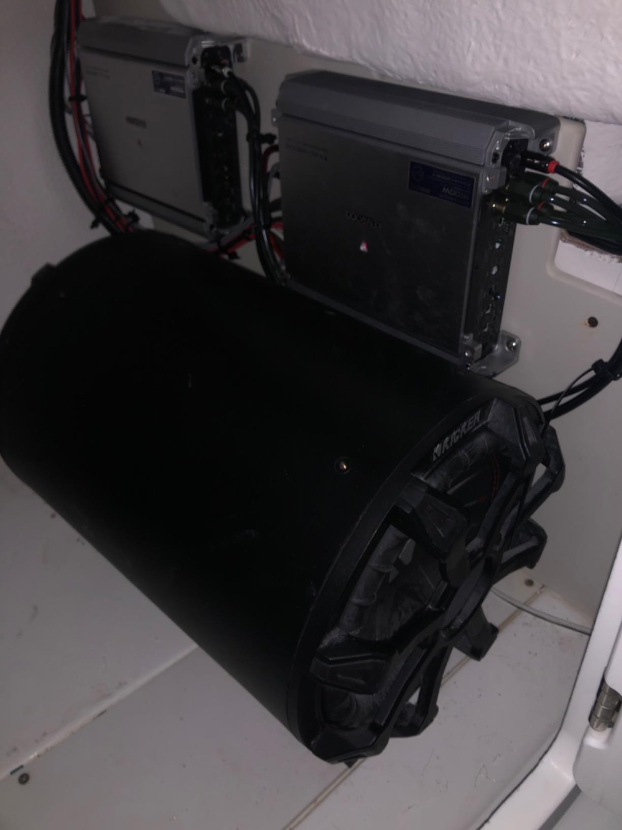 KICKER 46CWTB102 TB10 10-inch Loaded Weather-Proof Subwoofer Enclosure w/Passive Radiator - 2-Ohm, 400 Watt customer photo 1