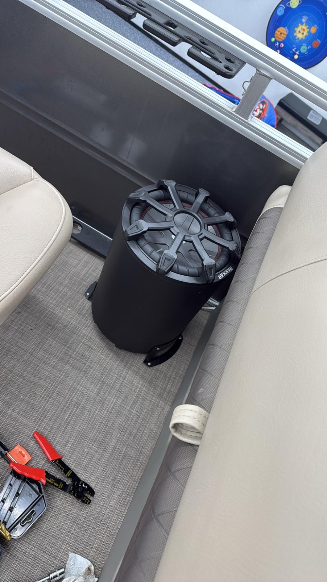 KICKER 46CWTB102 TB10 10-inch Loaded Weather-Proof Subwoofer Enclosure w/Passive Radiator - 2-Ohm, 400 Watt customer photo 2