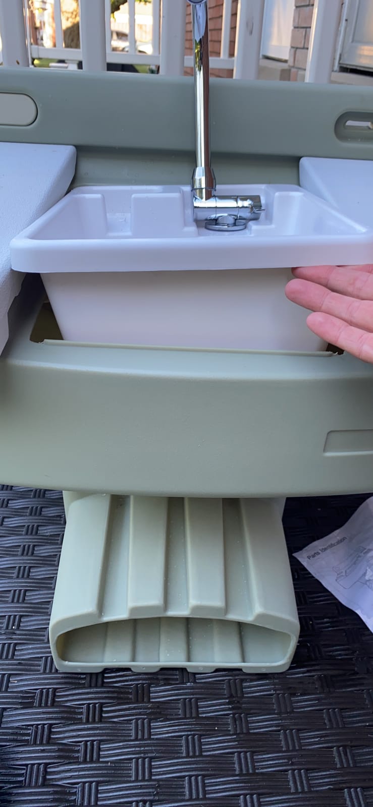 BrylaneHome Outdoor Garden Sink With Hose Holder customer photo 1