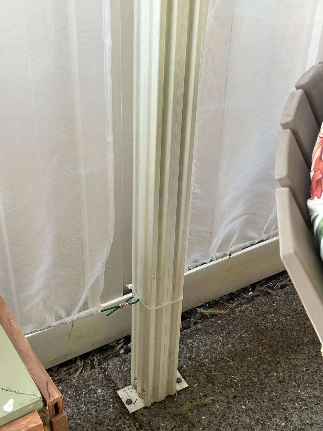RYB HOME 2 Panels Outdoor Curtains for Patio Waterproof, Semi-Sheer customer photo 2