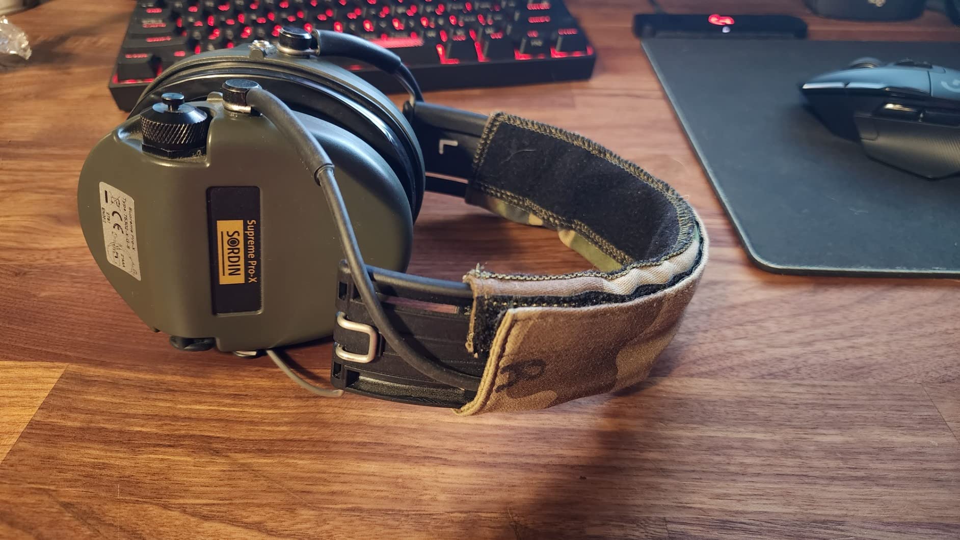 Sordin Pro-X Ear Muffs - Active and Electronic Ear Defenders w/Camo Headband - Gel Pads - Earmuffs for Hunting & Shooting customer photo 2