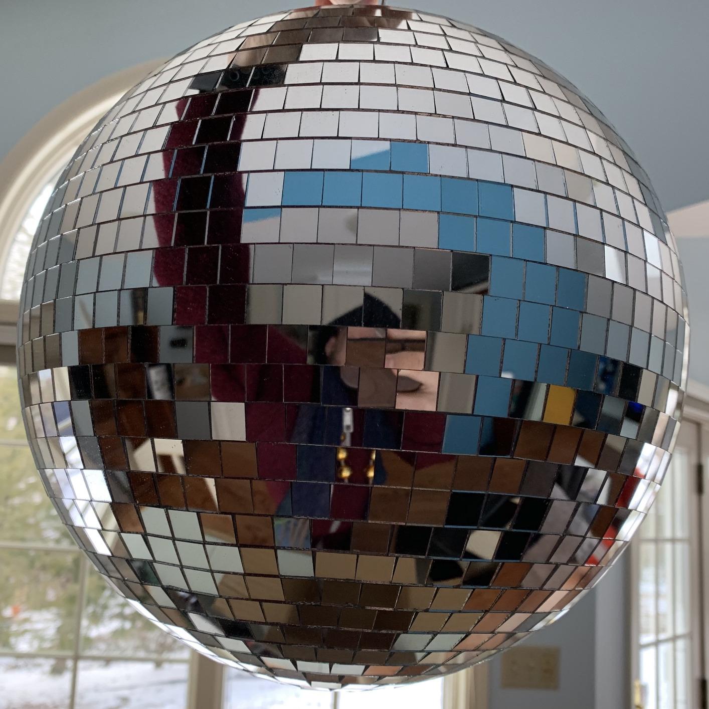 Youdepot 16-Inch Large Disco Ball Hanging Mirror Ball Decor customer photo 2