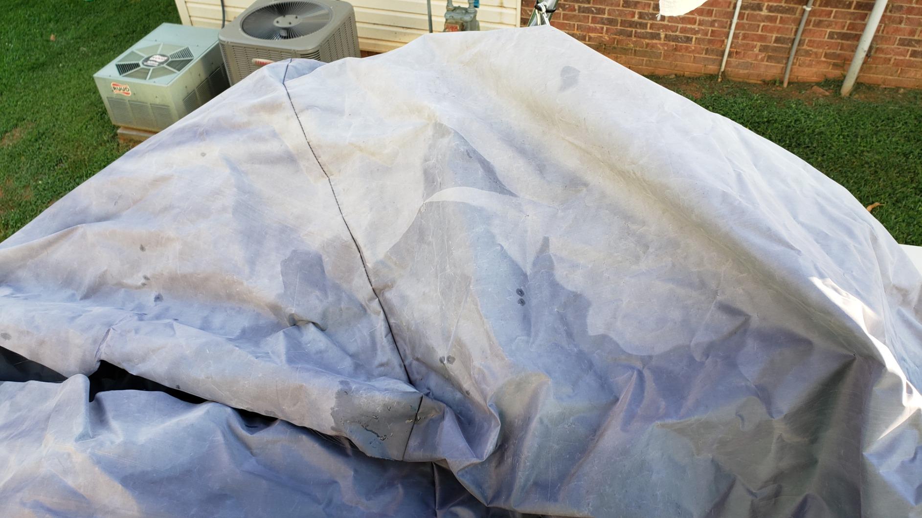 Boat Center Console Cover - Heavy Duty 600D Waterproof Marine Cover (Small) customer photo 2