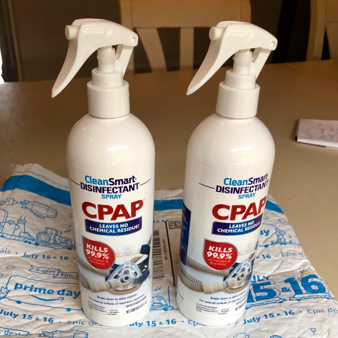 CleanSmart CPAP Disinfectant Spray for Face Mask and Hose, 16 oz (2 pack) customer photo 2