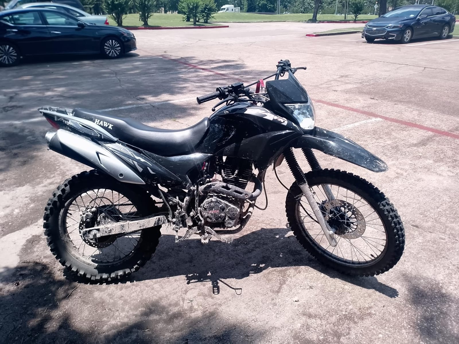 250cc Dirt Bike Hawk 250 Enduro Street Bike Motorcycle Bike(Red) customer photo 1