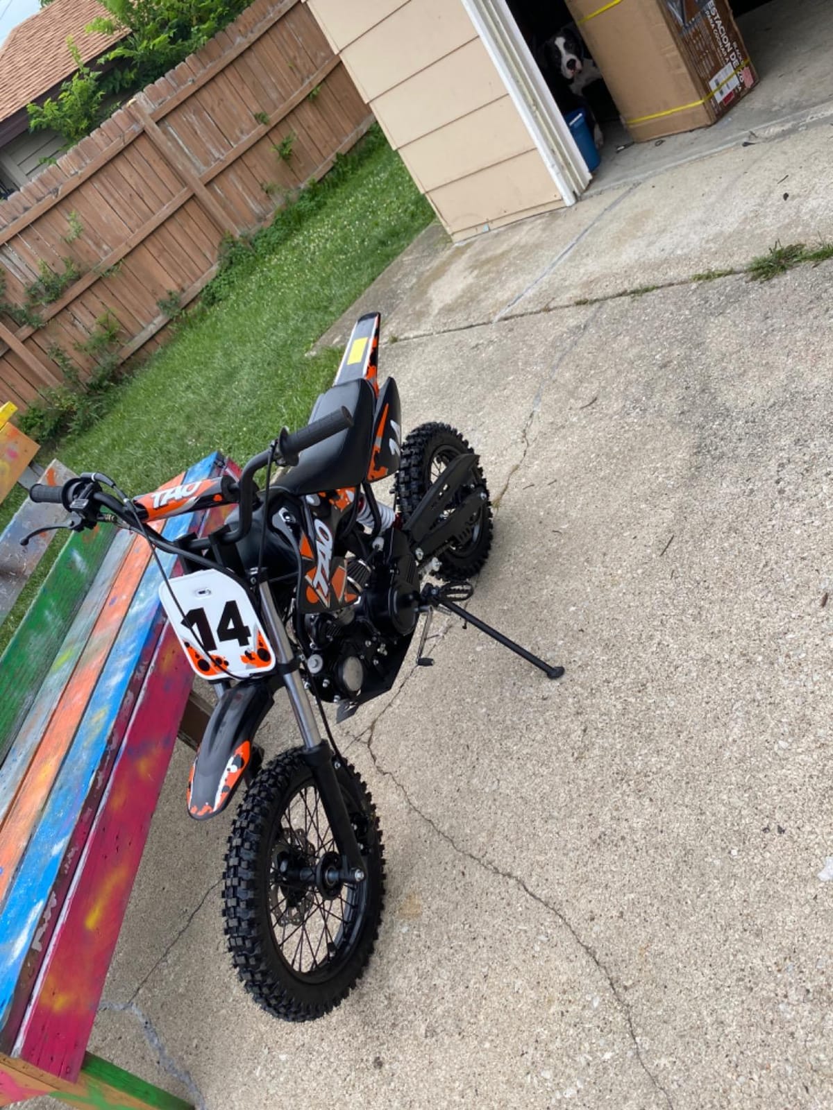 X-PRO 110cc Dirt Bike Pit Bike Kids Dirt Pitbike 110 Dirt Pit Bike (Orange) customer photo 1