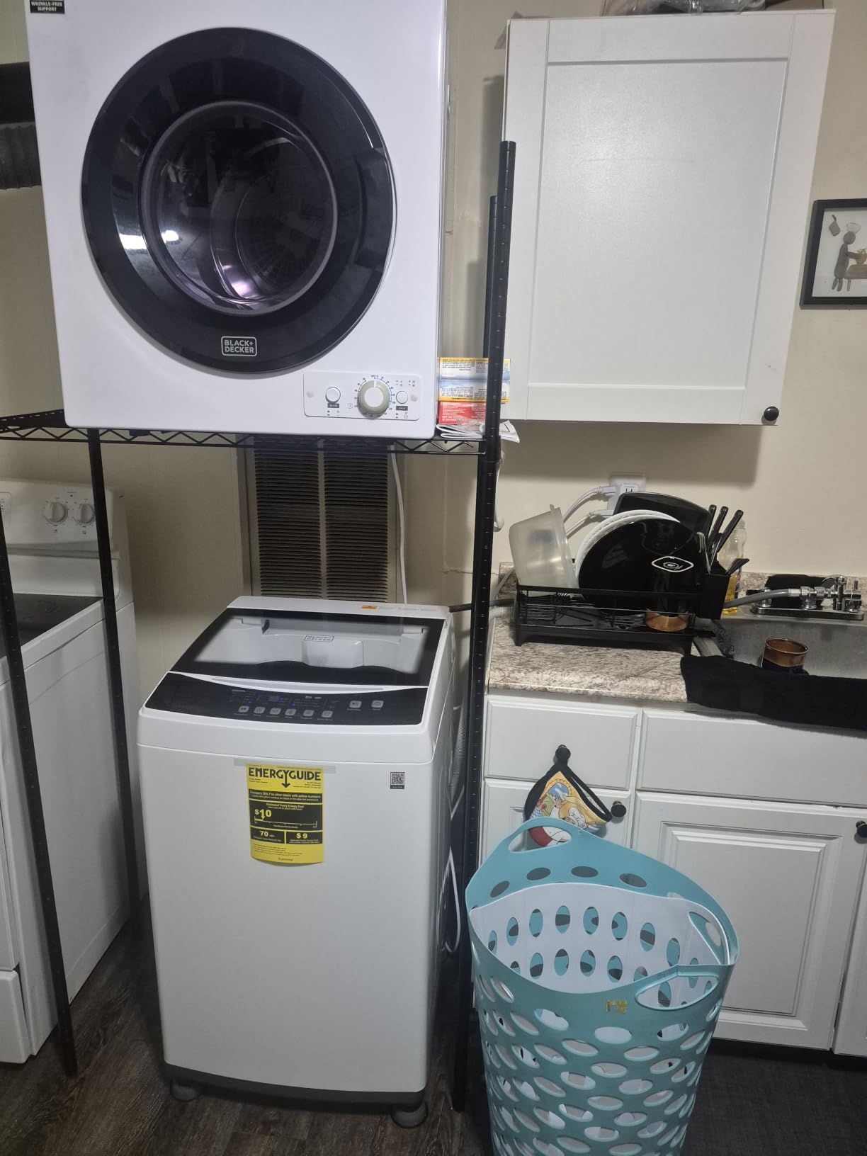 BLACK+DECKER 1.7 Cu. Ft. Portable Washer, 11 lb. Capacity, BPWM16W, White customer photo 2