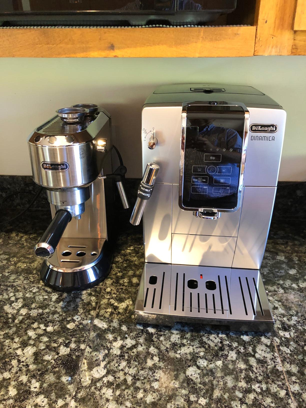 De'Longhi America Dinamica Fully Automatic Coffee and Espresso Machine with Premium Adjustable Frother, Stainless Steel, ECAM35025SB customer photo 2