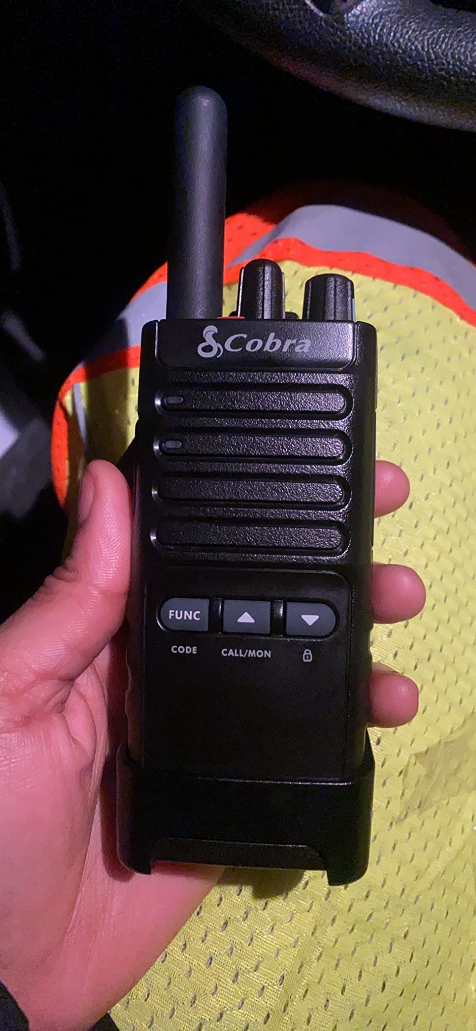 Cobra PX650 - Professional/Business Walkie Talkies - Rechargeable, 300,000 sq. ft/25 Floor Range, Dust Protected and Splashproof (IP54 rating), Two-Way Radio Set (2-Pack) customer photo 1