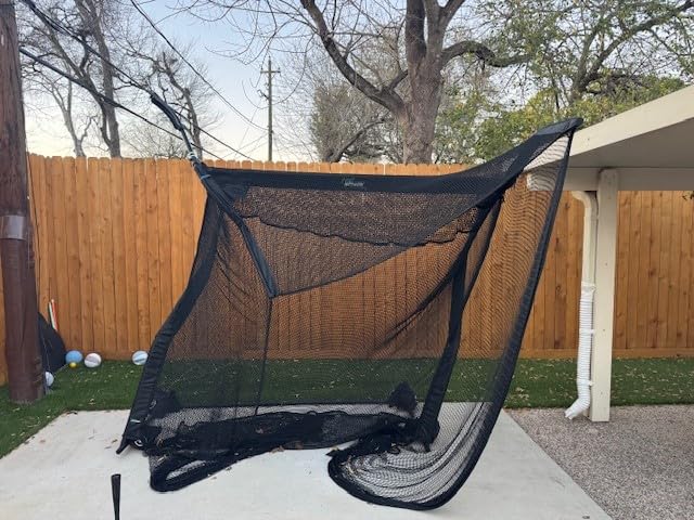 The Net Return Home/Pro Series Golf Net, Multi-Sport, 7x7 ft – 8x7.5 ft, Auto Ball Return, Portable for Indoor/Outdoor customer photo 1