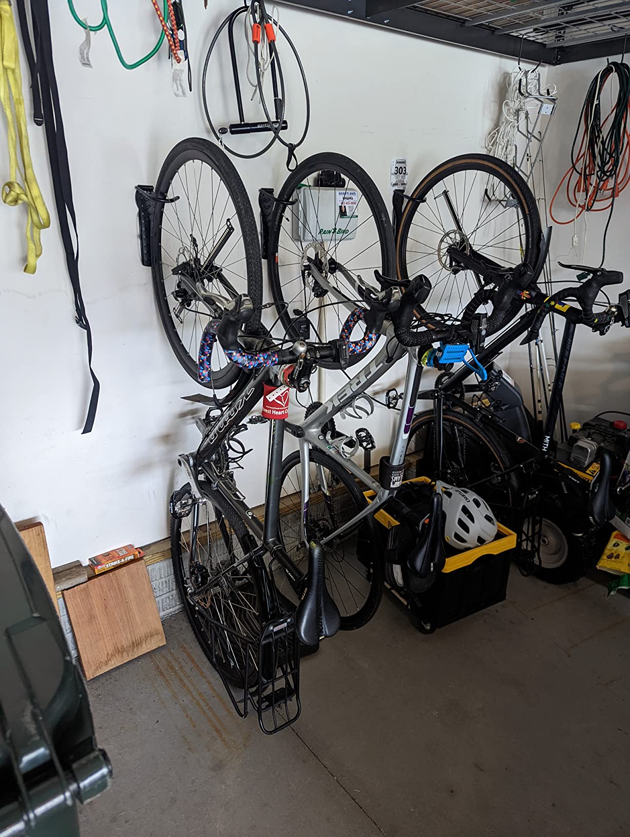 Wallmaster Bike Storage Rack for Garage, Wall Mount Bicycles Hanger customer photo 2
