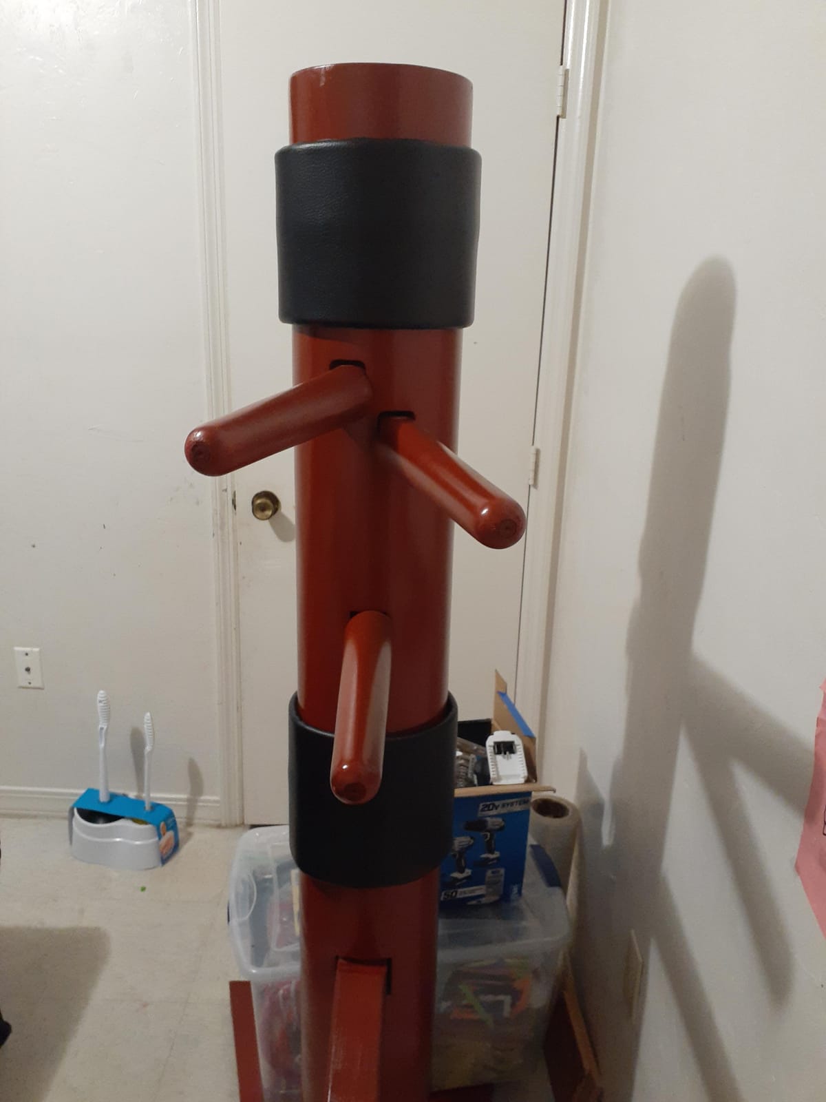 Wood Wing Chun Adjustable Target Training Dummy IP Man Martial Arts Traditional customer photo 1