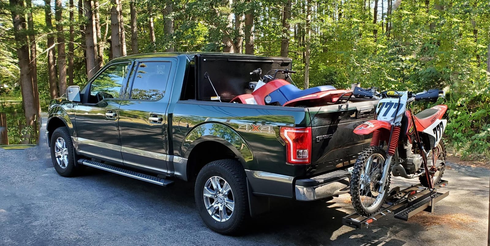 ECOTRIC 500LBS Motorcycle Trailer Hitch Carrier Scooter Dirt Bike Hauler customer photo 1