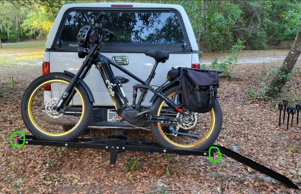 ECOTRIC 500LBS Motorcycle Trailer Hitch Carrier Scooter Dirt Bike Hauler customer photo 2