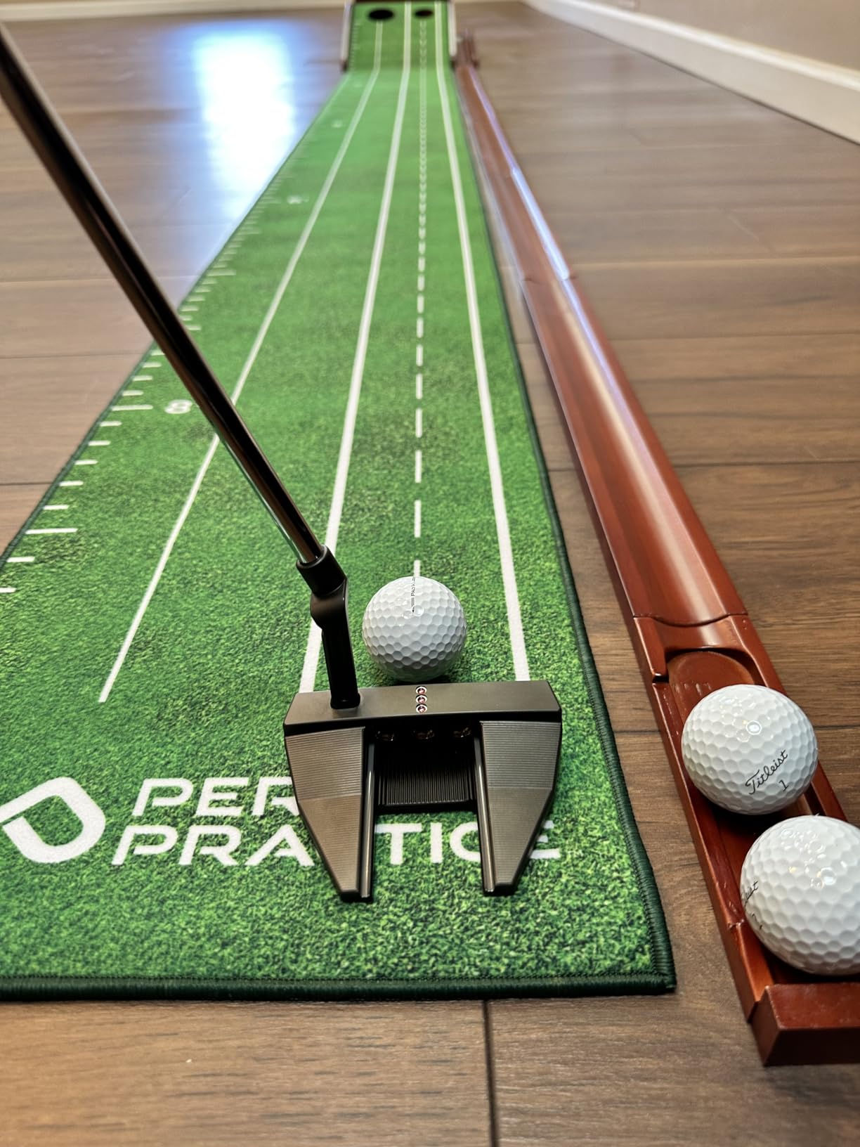 Perfect Practice Putting Mat & Golf Chipping Net - Indoor Golf Training Aid customer photo 2