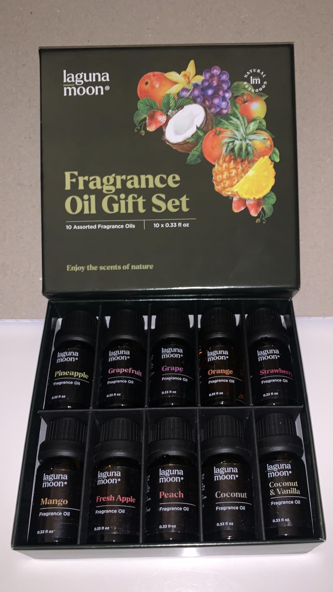 Fragrance Oil Set - Premium Grade 10 Pcs Scented Oils for Candle Making, Soap Scents, Aroma Beads, Bath Bombs, Perfume & Flavoring Oil for Lip Gloss - Essential Oils with Fruity Scents (10ml) customer photo 2