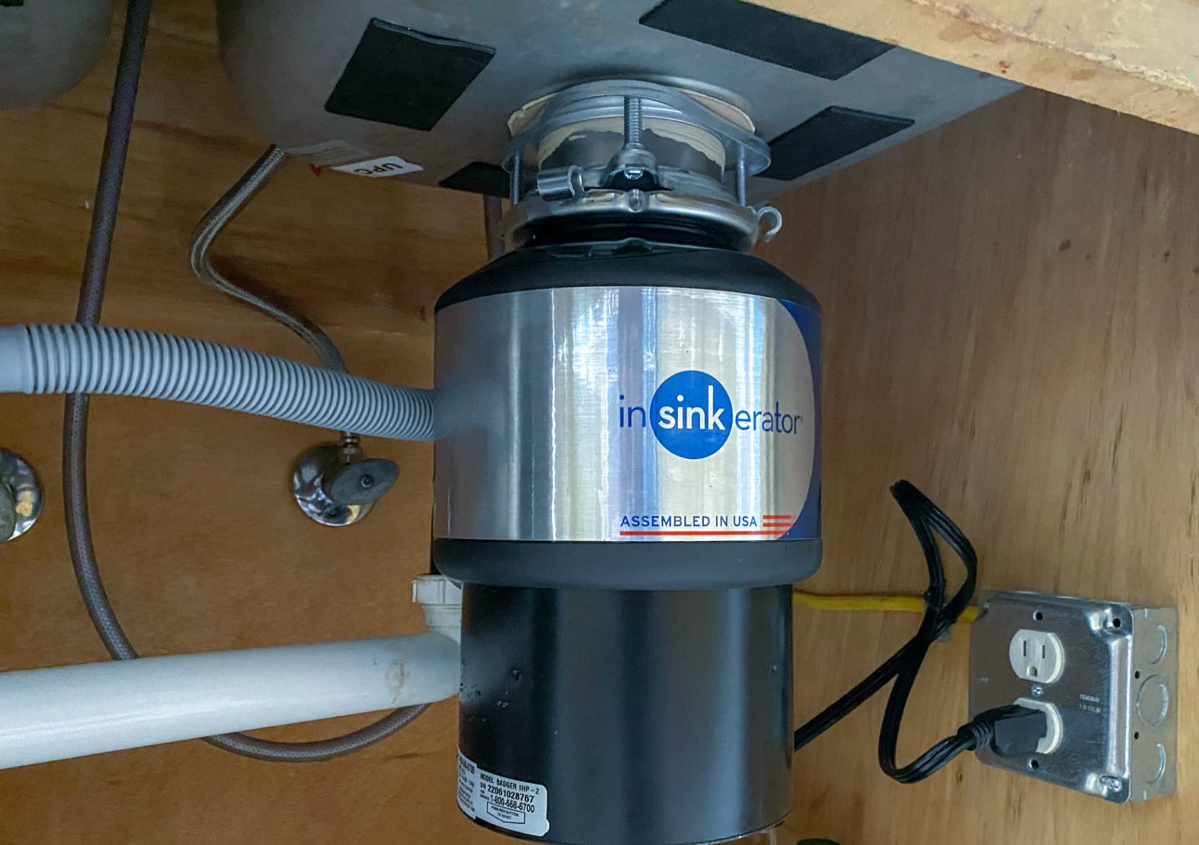 InSinkErator Garbage Disposal, Badger 1 HP, Power Series, 1 HP Continuous Feed,Black customer photo 2