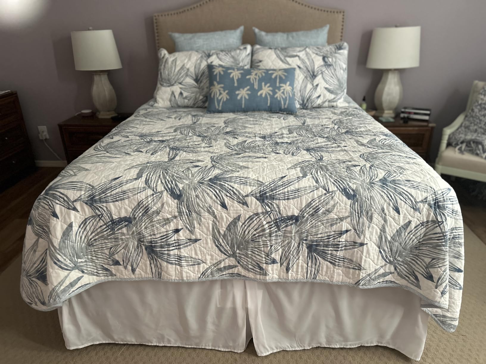 Mellanni Bed Skirt Queen Size - Tailored Drop Bed Skirting customer photo 2