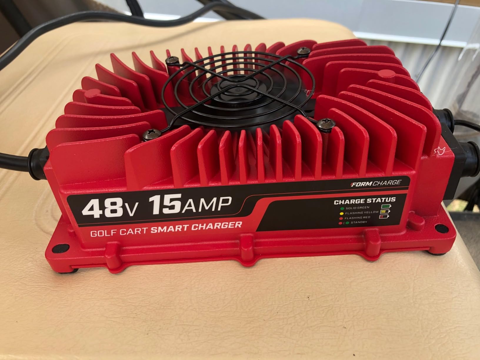 FORM 48 Volt Golf Cart Battery Charger for Club Car Precedent & DS Golf Carts - 48V 15AMP for Lead Acid, LiFePO4, Lithium Batteries customer photo 1