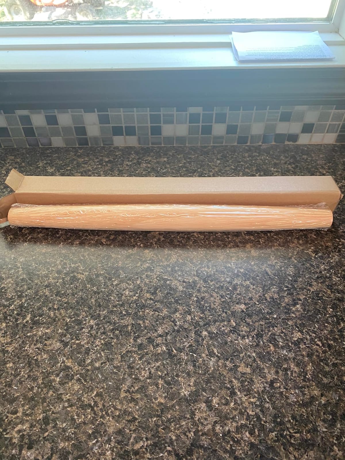 French Rolling Pin (17 Inches) –WoodenRoll Pin for Fondant, Pie Crust, Cookie, Pastry, Dough –Tapered Design & Smooth Construction - Essential Kitchen Utensil customer photo 1