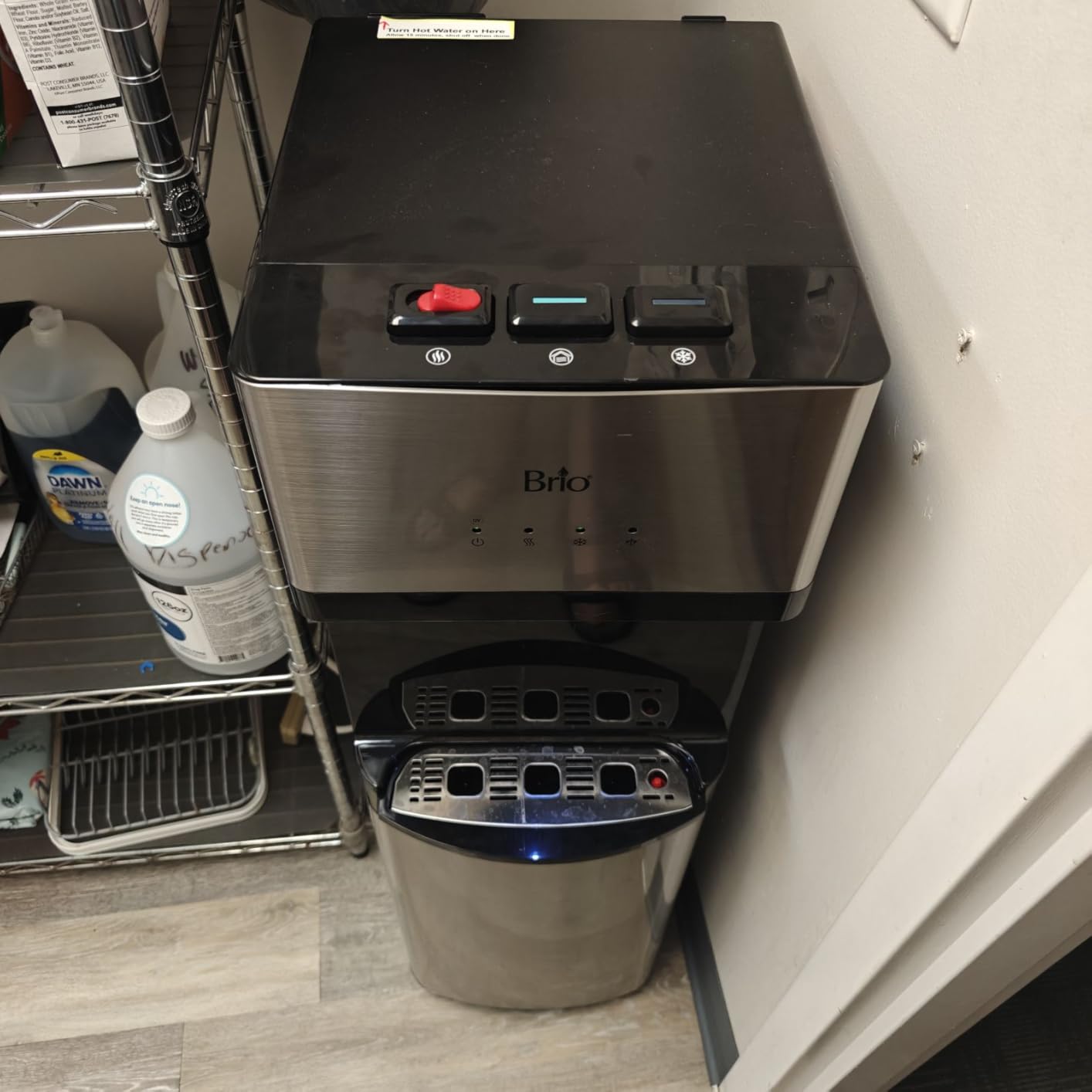 Brio 520 UV Self-Cleaning Bottleless Water Cooler Dispenser, UL Certified | Built-in 2 Stage Filtration (2 Free Replacement Filters Included) Reduces PFAS & Microplastics | 3 Temp (Hot Cold, Room) customer photo 1