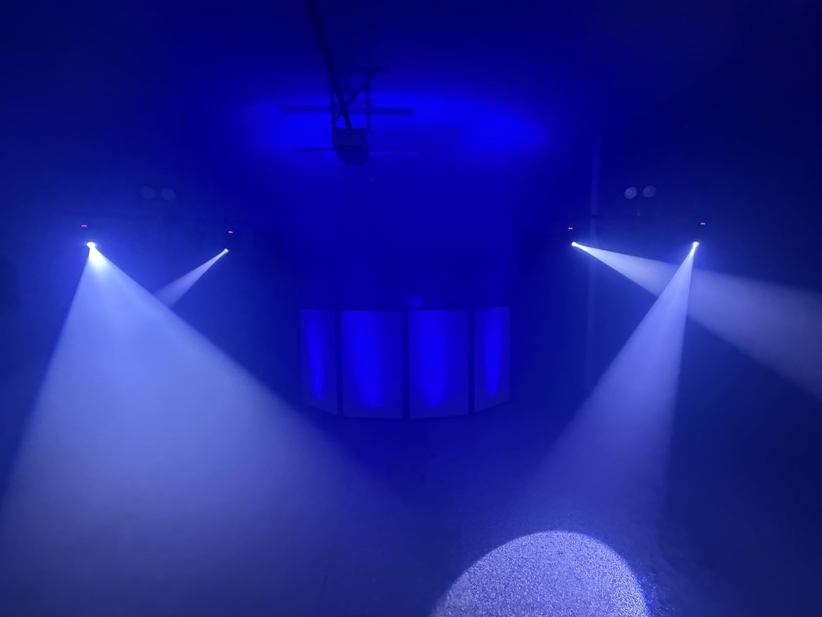U`King Stage Lights Moving Head Lights 8 Gobos 8 Colors 11 Channels 25W Spotlights DMX 512 with Sound Activated for Wedding DJ Party Stage Lighting 2PCS customer photo 1