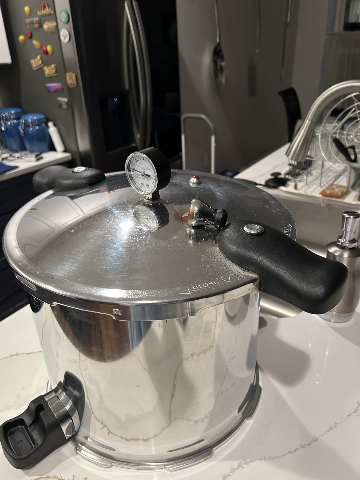 Barton Pressure Canner Release Valve Aluminum Canning Pot Cooker Pot Stove Top with Pressure Gauge Instant Fast Cooking Pot Stewing Locking System (22 Quarts) Meat, Poultry & Vegetables customer photo 1