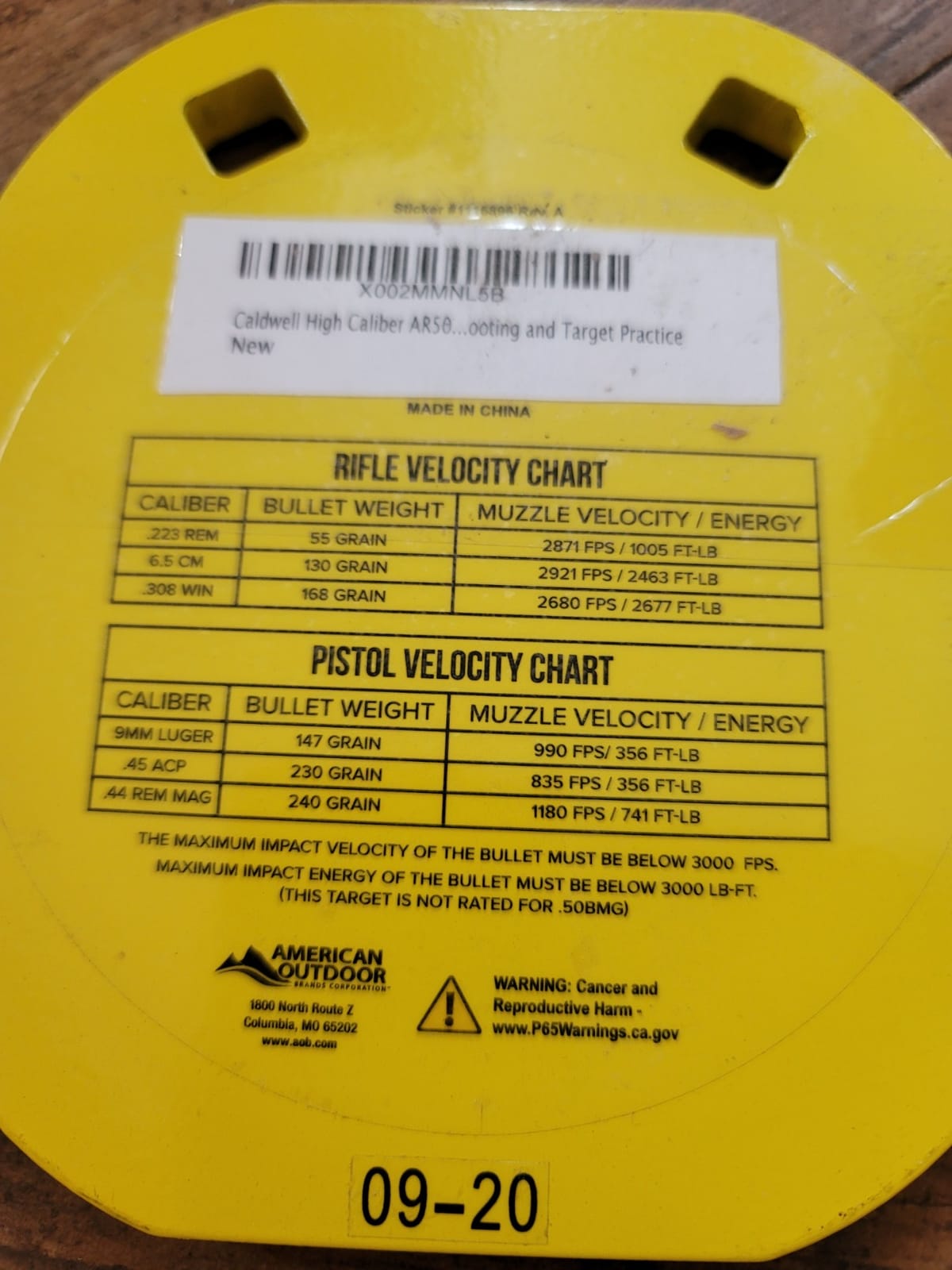 Caldwell High Caliber AR500 Steel customer photo 2