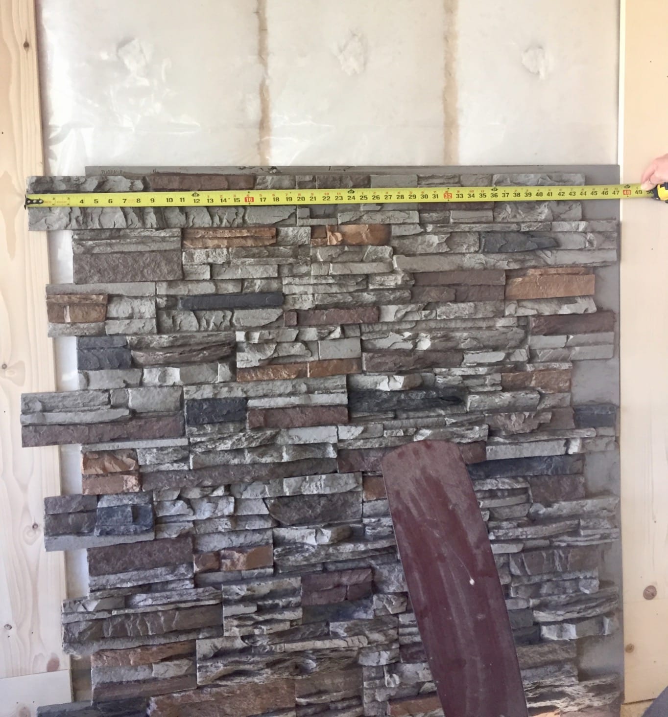 AZ FAUX | High-Density Polyurethane Faux Stone Wall Covering Panels for Interior and Exterior Decor | Stacked Stone Siding Panel | Sedona | 48