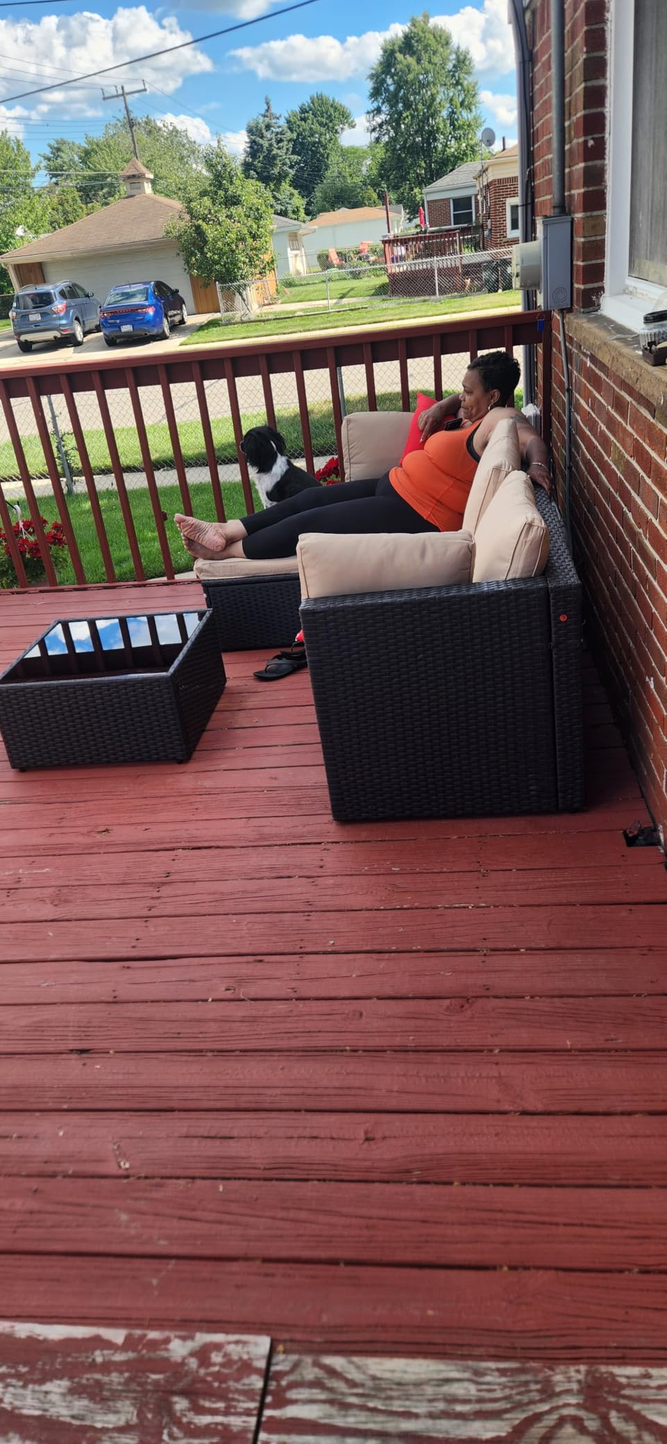 Vongrasig 5 Piece Patio Furniture Sets, Outdoor Patio Set Sectional Sofa customer photo 1