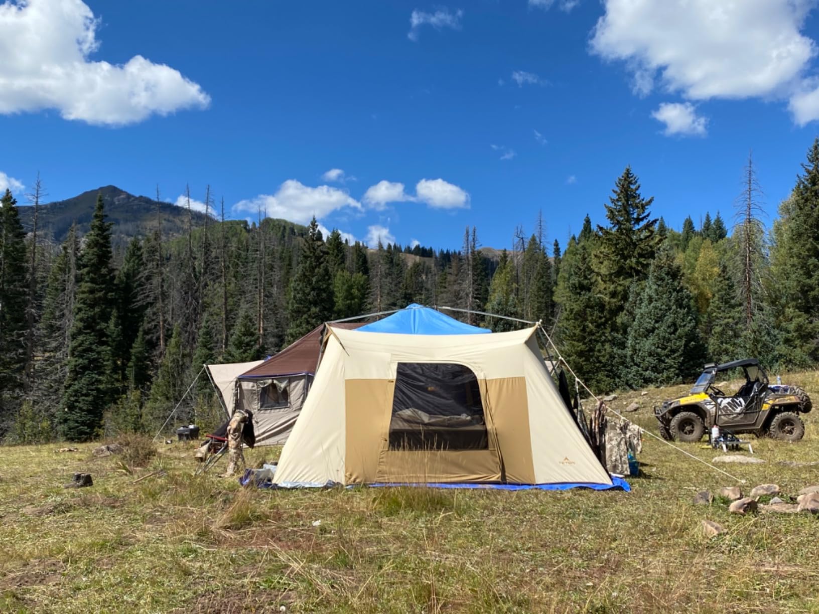 Teton Sports Canvas Tents, Tent for Family Camping in All Seasons, The Right Shelter for Your Base Camp, Waterproof customer photo 2