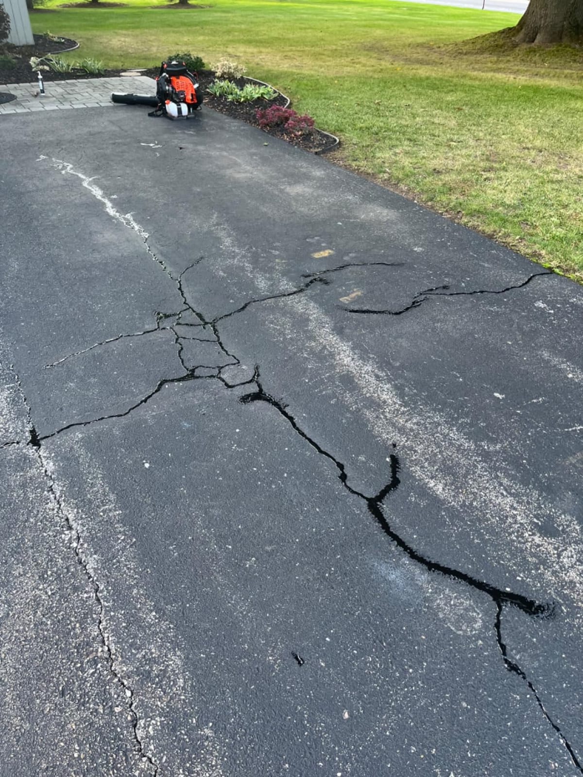 SIKA Sikaflex-410 Asphalt Sealant, Black, Self-Leveling Hybrid Sealant for Filling Cracks in Asphalt Driveways, Roadways, and Pavements - 9 fl. oz. Cartridge, Fills Cracks up to 1.5 in. Wide customer photo 2