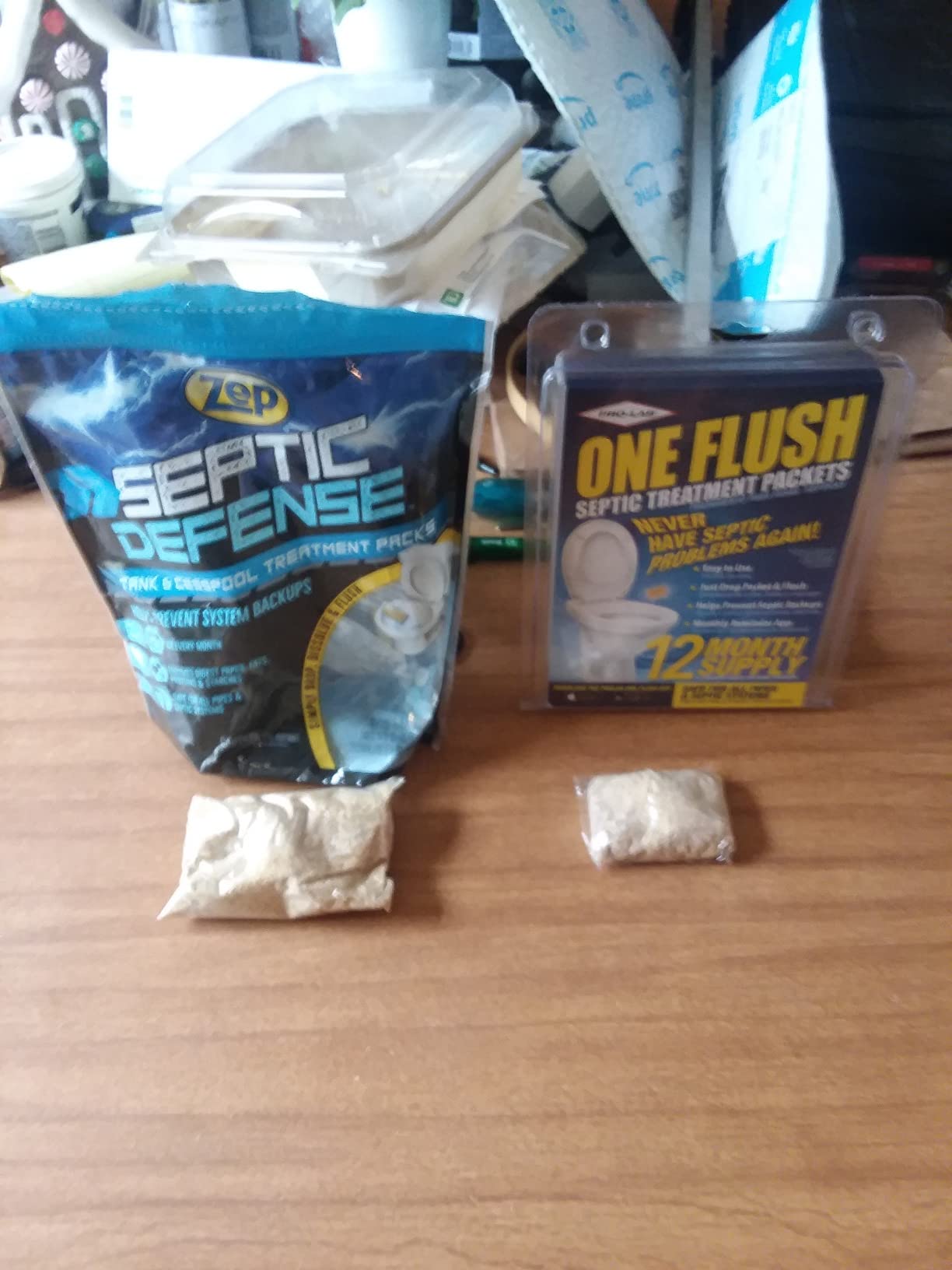 ONE FLUSH Septic Tank Treatment Packets, 1 Year Supply of Dissolvable Pods customer photo 2