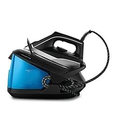 Rowenta Compact Stainless Steel Soleplate Professional Steam Station for Clothes, 57 Ounce Removable Tank, Lightweight, Compact 1500 Watts Iron, Fabric Steamer, Garment Steamer Black and Blue, VR8324. customer photo 1