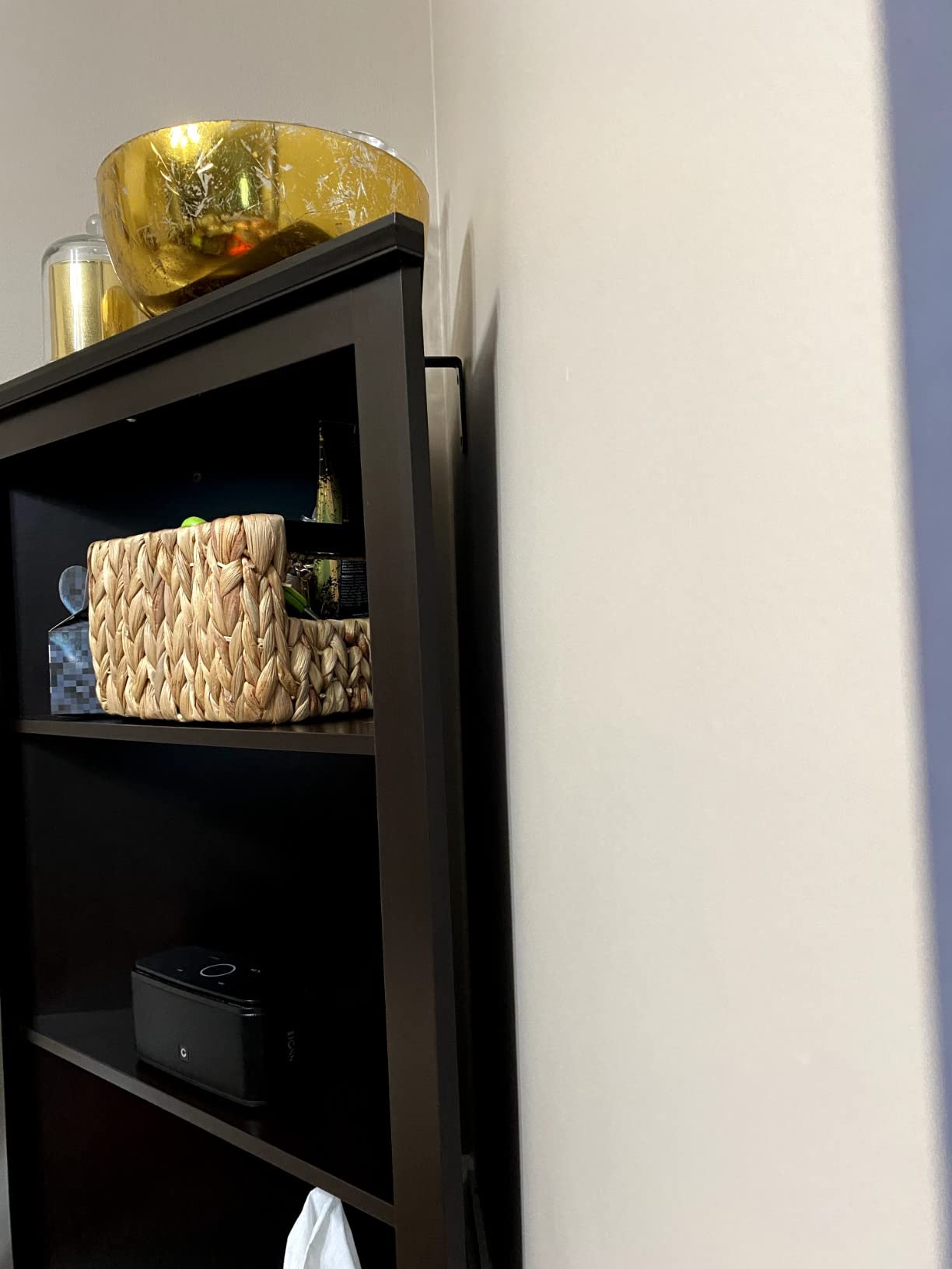Spirich Tall Corner Bathroom Cabinet with Doors and Adjustable Shelf, White customer photo 2