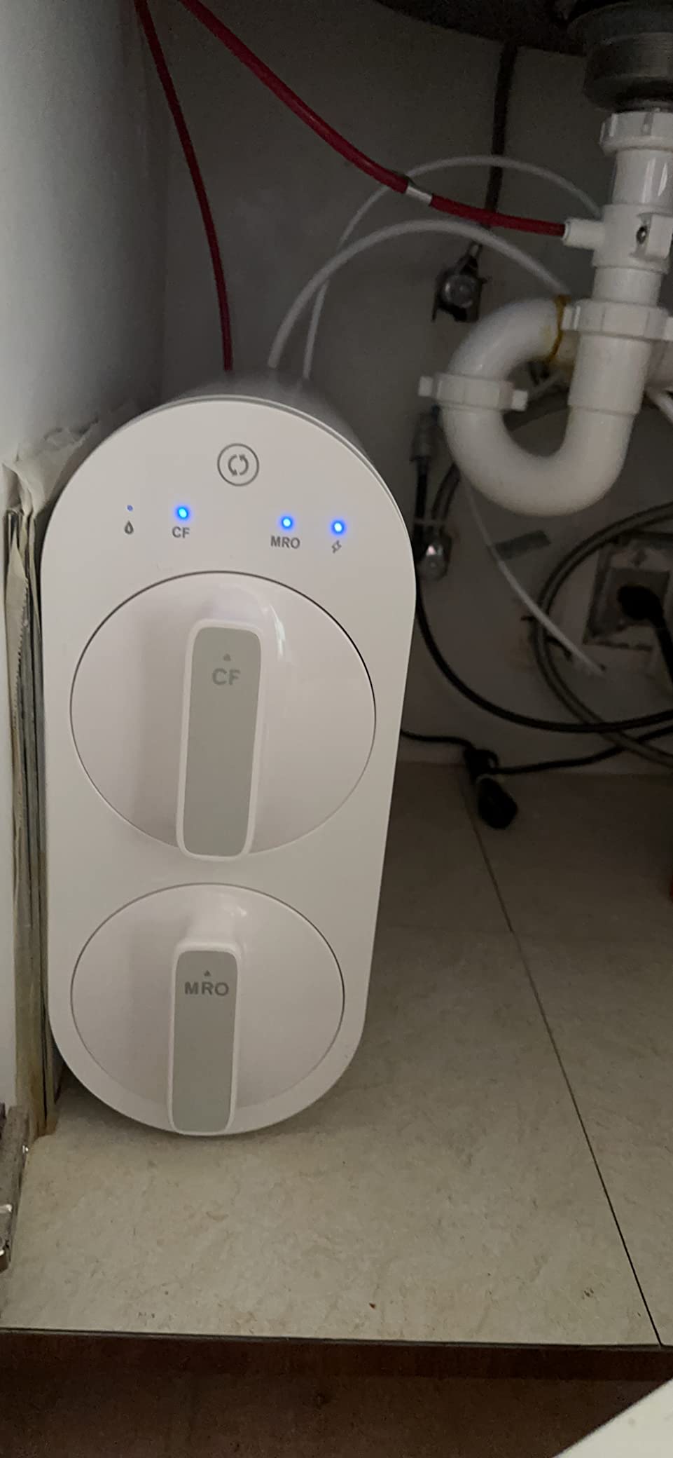 Waterdrop G2P600 Under-Sink RO System, 600 GPD Tankless RO Water Filtration customer photo 1
