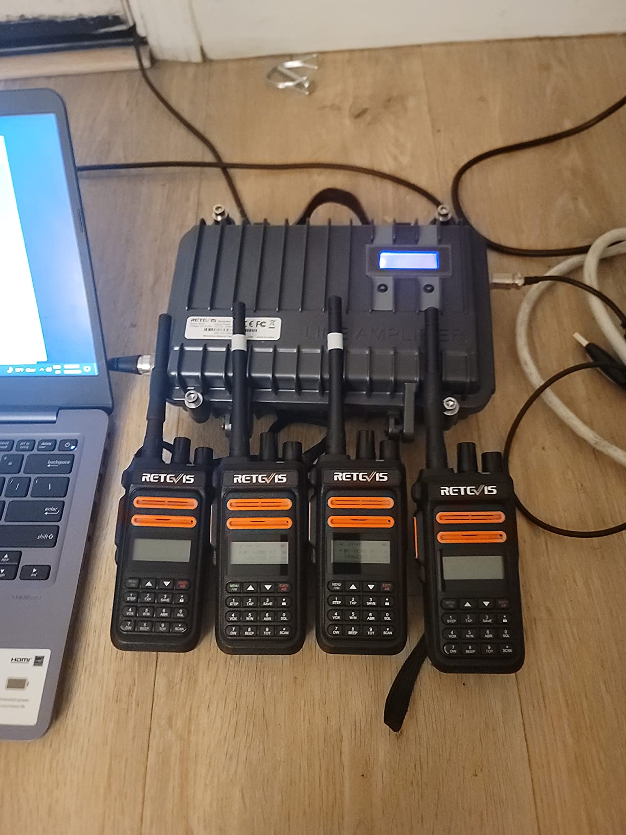 Retevis RT97 GMRS Repeater, Full Duplex Portable Base Station (1 Pack) customer photo 1