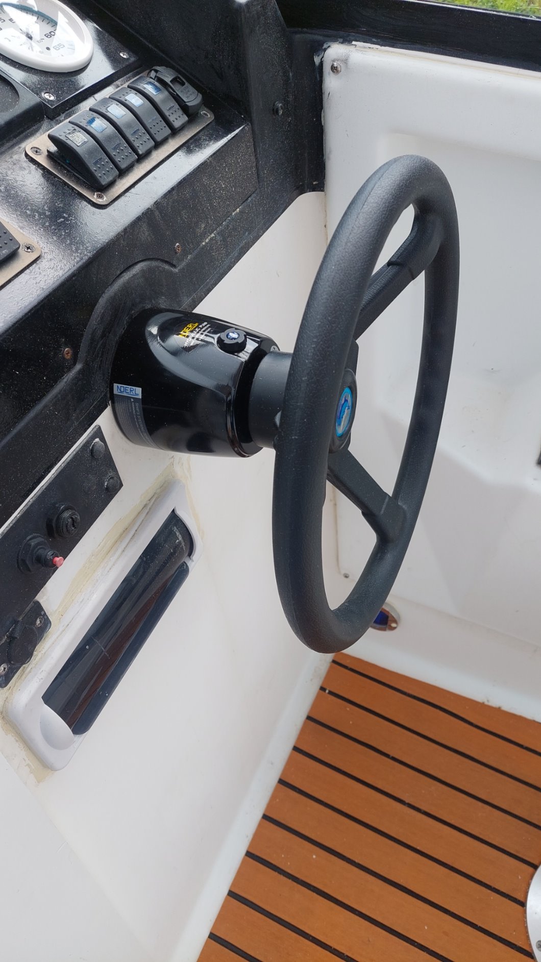 VEVOR Hydraulic Outboard Steering Kit, 300HP Helm Pump, 18 ft Hydraulic Nylon Hose, 13.5