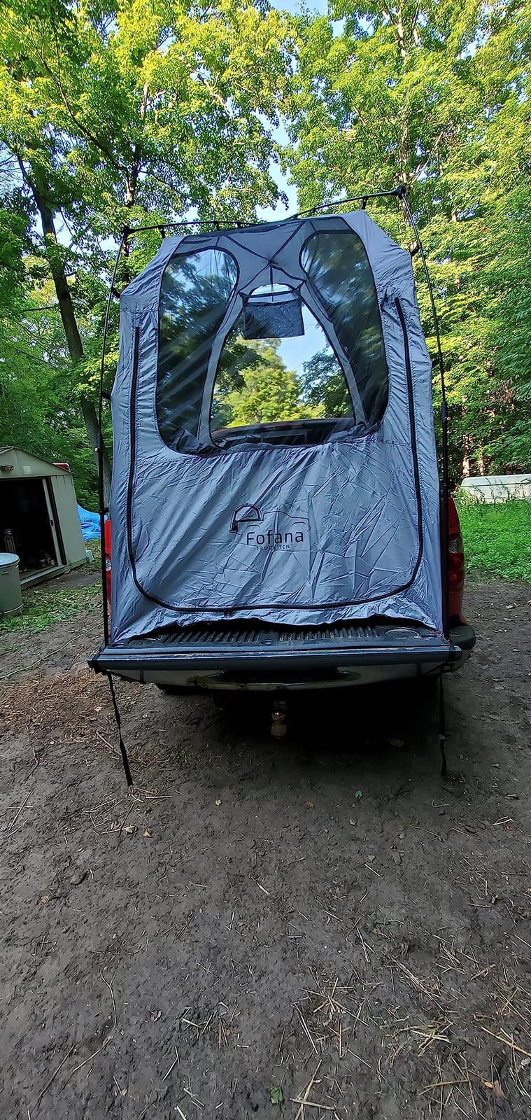 Fofana Truck Bed Instant Tent - Full Size, Gray, 2-Person - Instant Pop-Up Setup & Truck Bed Tent Pop Up for Pickup Camping & Outdoor Adventures customer photo 1