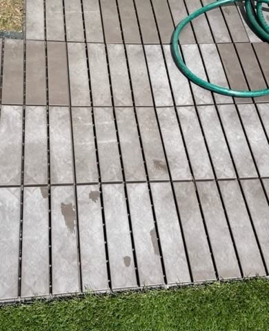 ASTEROUTDOOR Interlocking Deck Tiles Plastic Waterproof Outdoor Flooring 12
